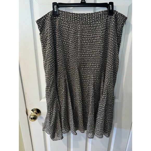 Charter Club Woman Full Skirt Womens Plus 18W Silk Knee Length Flare Hem Fairy - Picture 8 of 9